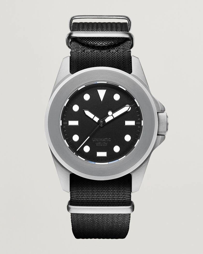 UNIMATIC Modello Quattro Limited Military Watch Black – Svart