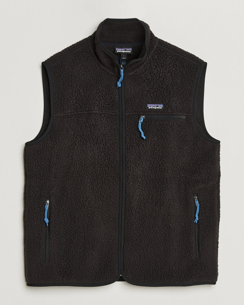 Patagonia Retro Pile Vest Black – Svart