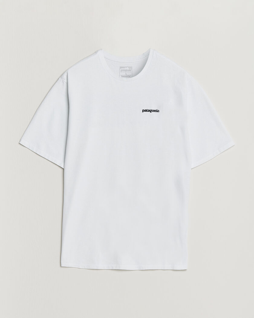 Patagonia P-6 Logo Responsibili T-Shirt Fiber White – Vit