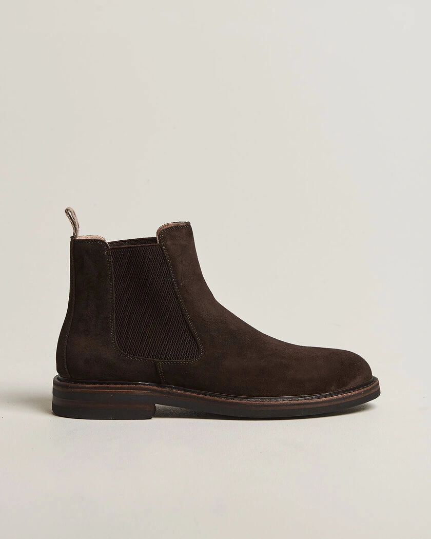  Astorflex Kudoflex Dainite Chelsea Boot Dark Brown Suede – Brun
