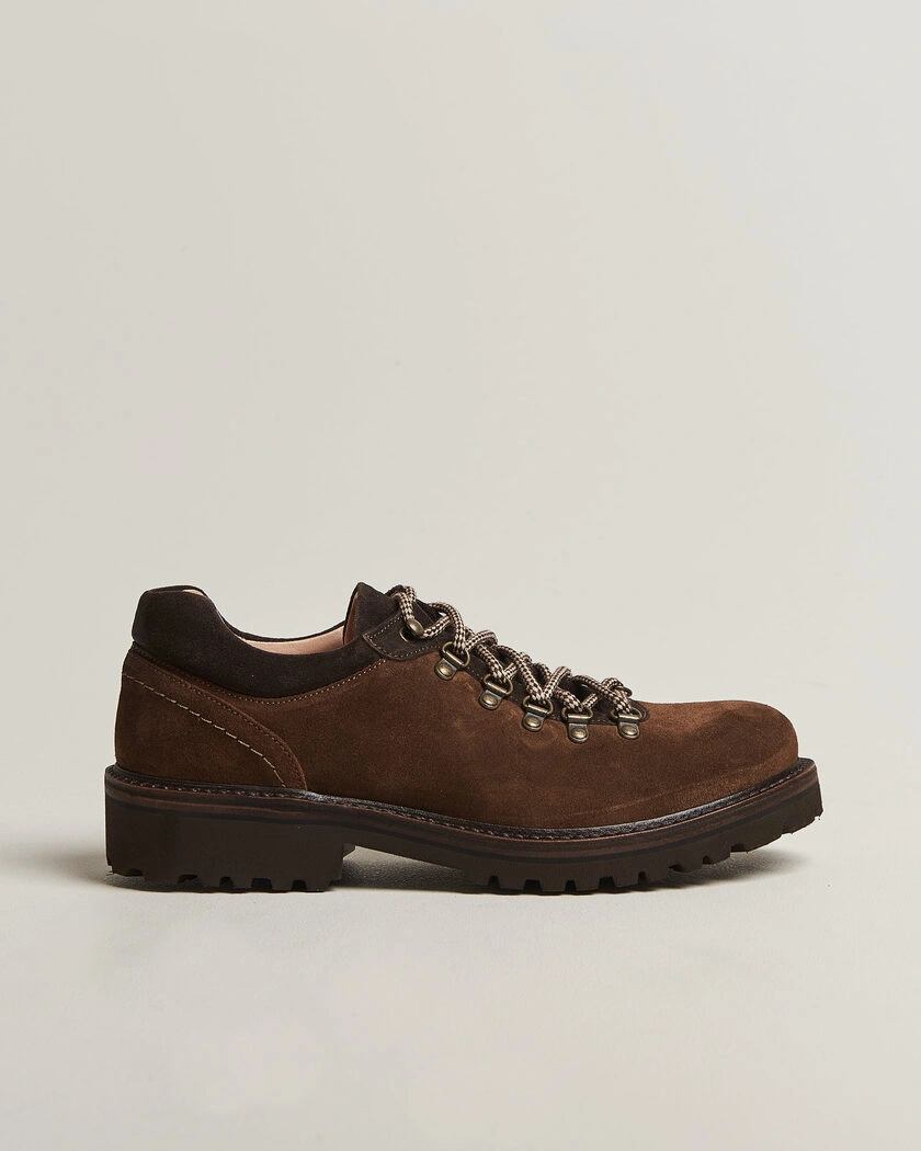 Astorflex Forflex Low Mountain Shoe Dark Khaki Suede – Brun