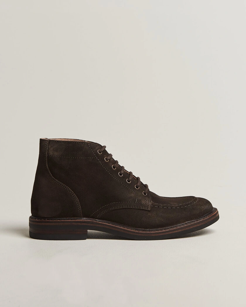 Astorflex Nuvoflex Dainite Lace Up Boot Dark Brown Suede – Brun