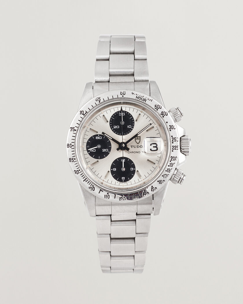 Tudor Pre-Owned Oysterdate Big Block Chrono Time – Silver