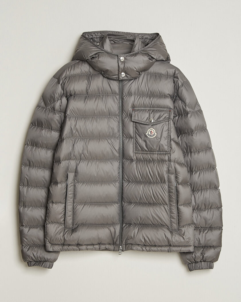 Moncler Verith Hooded Down Jacket Grey – Grå