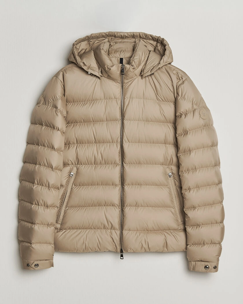 Moncler Arneb Hooded Down Jacket Brown – Brun