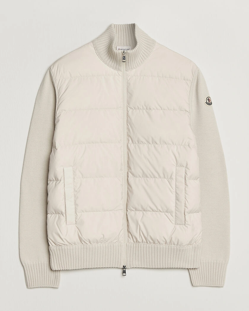Moncler Padded Hybrid Jacket Grey – Grå