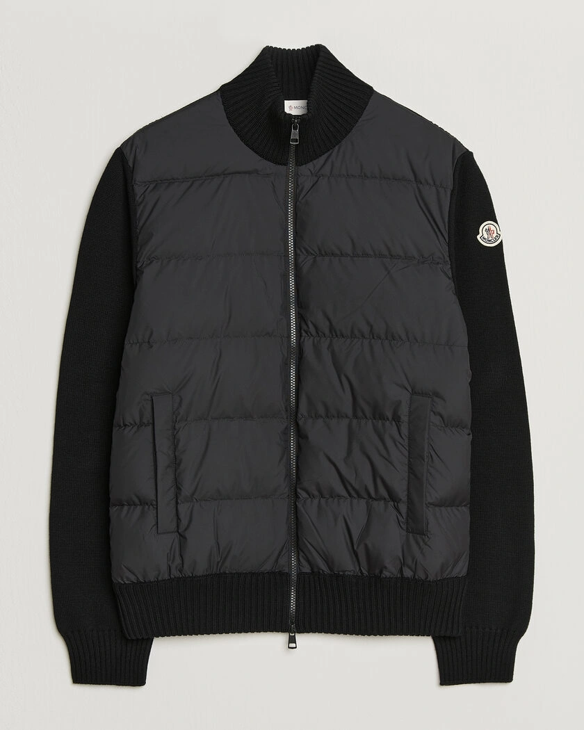 Moncler Padded Hybrid Jacket Black – Svart