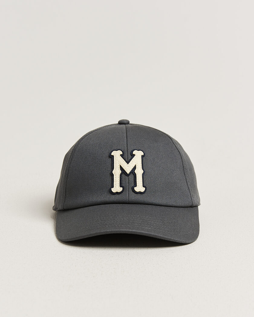  Moncler College Logo Baseball Cap Grey – Grå