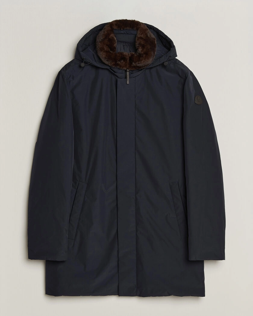 Moncler Okefen Parka Navy – Blå
