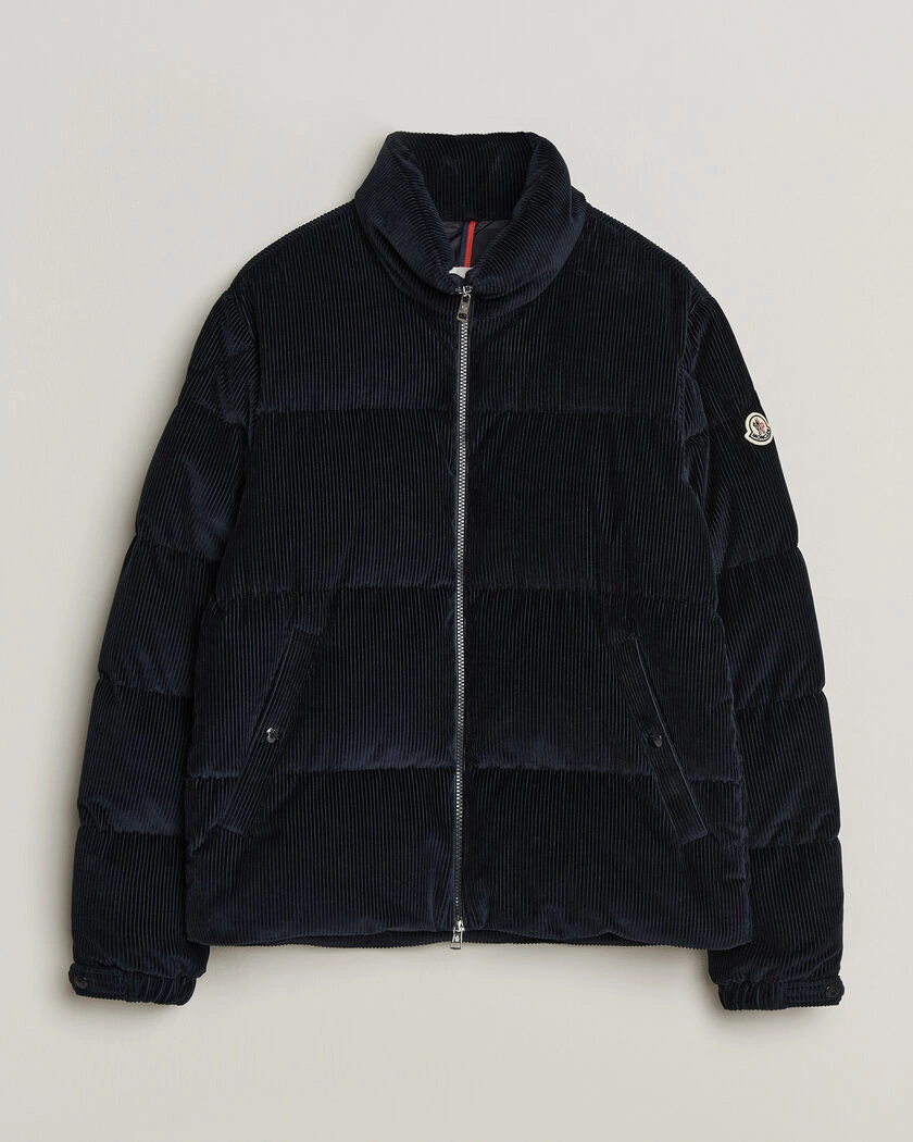 Moncler Esparron Corduroy Jacket Navy – Blå