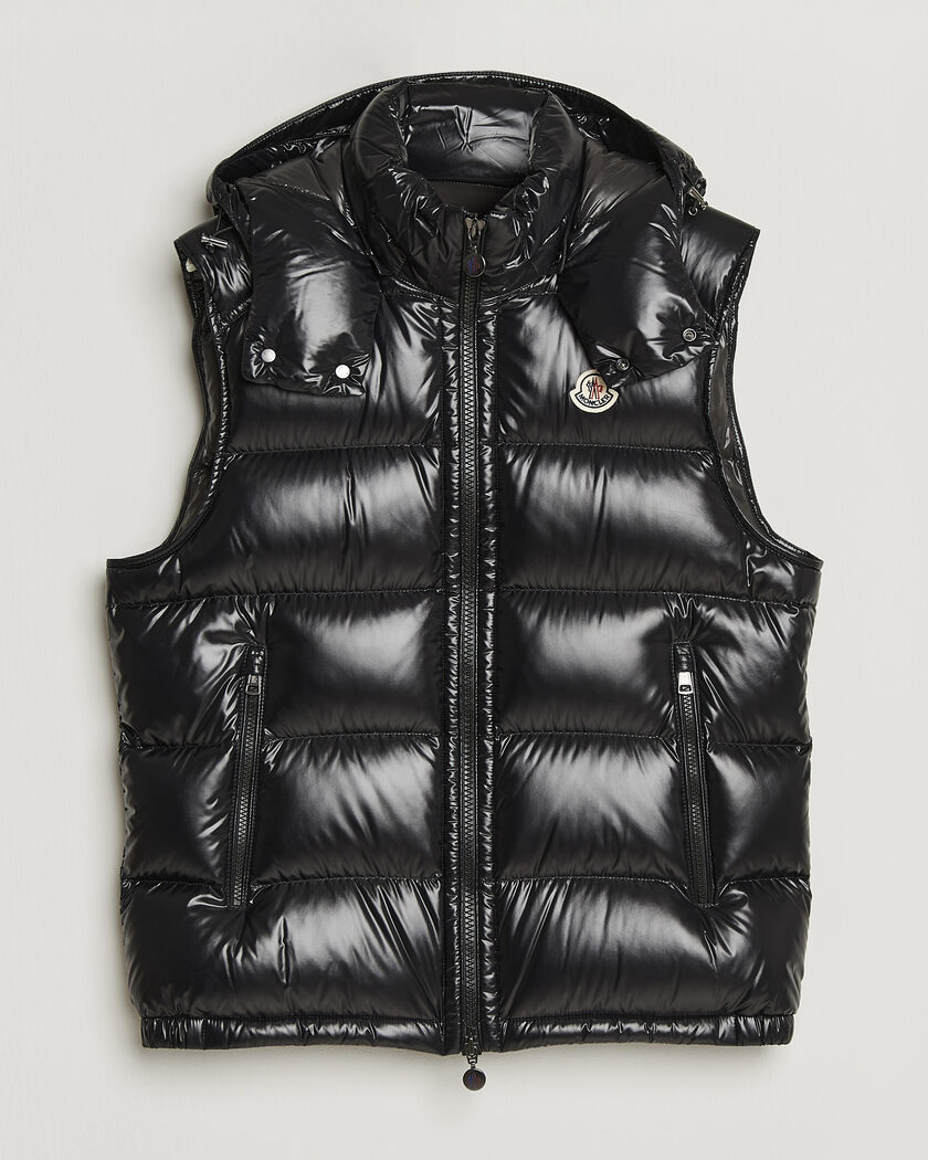 Moncler Bormes Down Vest Black – Svart