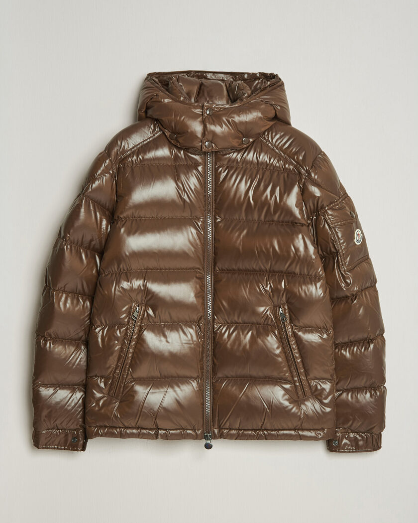 Moncler Maya Jacket Brown – Brun