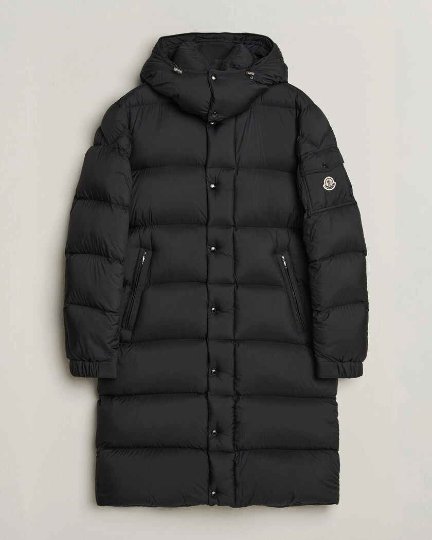 Moncler Hanoverian Down Parka Black – Svart