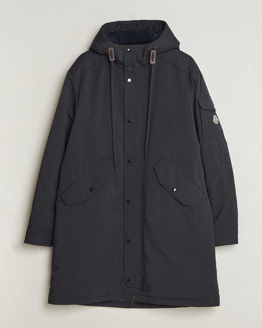 Moncler Nahan Parka Navy – Blå