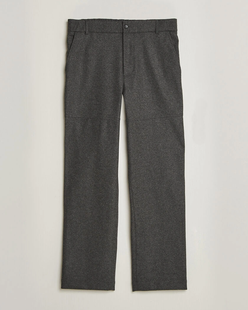 Moncler Flannel Trousers Charcoal – Grå