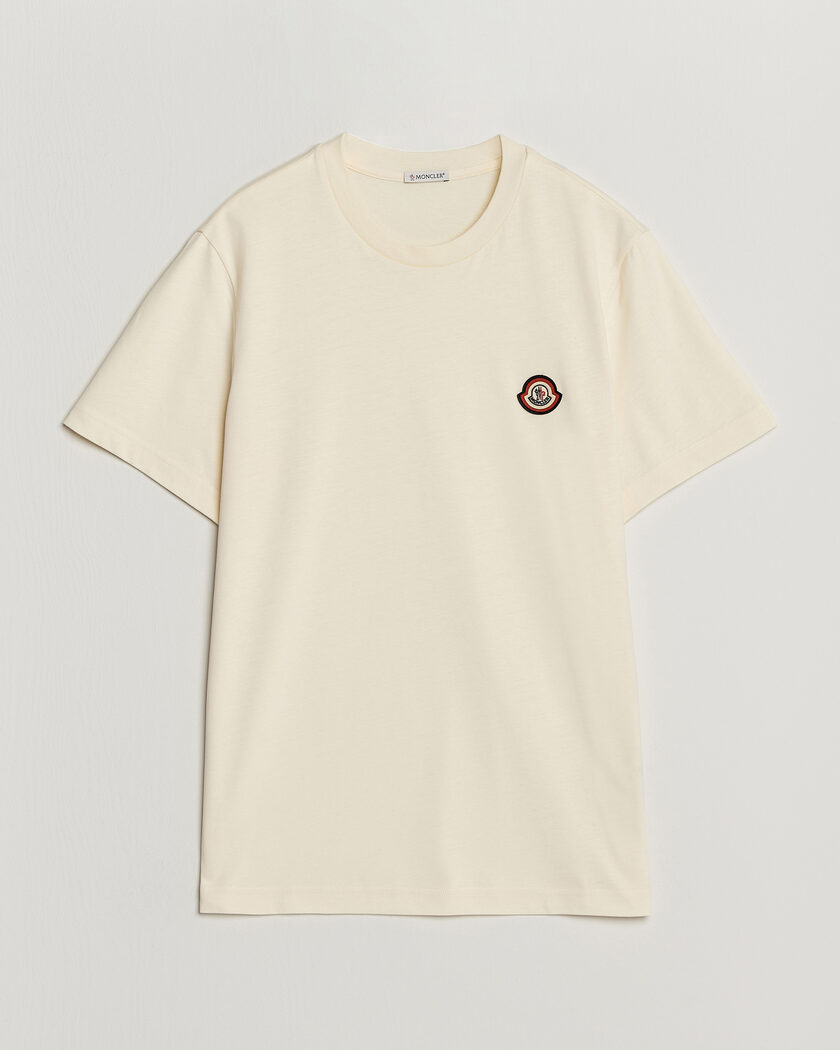 Moncler Logo T-Shirt Off White – Vit