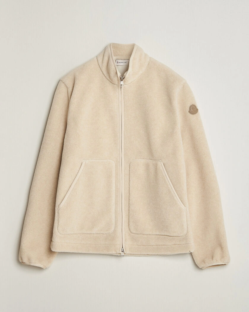 Moncler Full Zip Fleece Cream – Beige