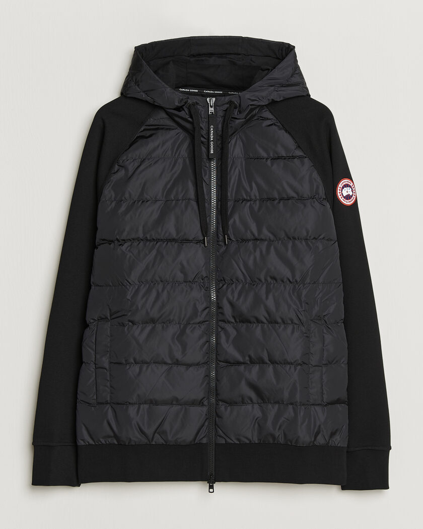 Canada Goose Hybridge Huron Full Zip Hoody Black – Svart