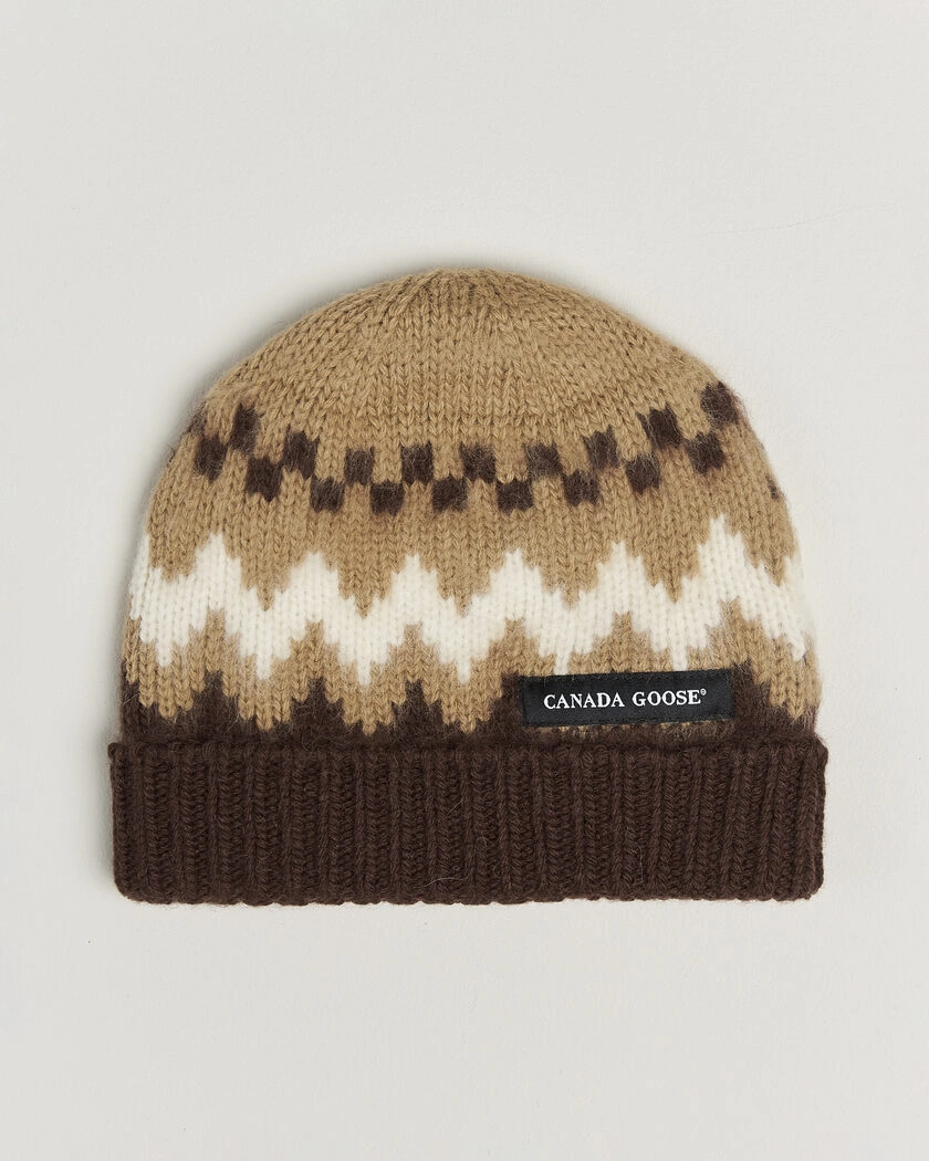 Canada Goose Fair Isle Toque Glacier Woods – Brun
