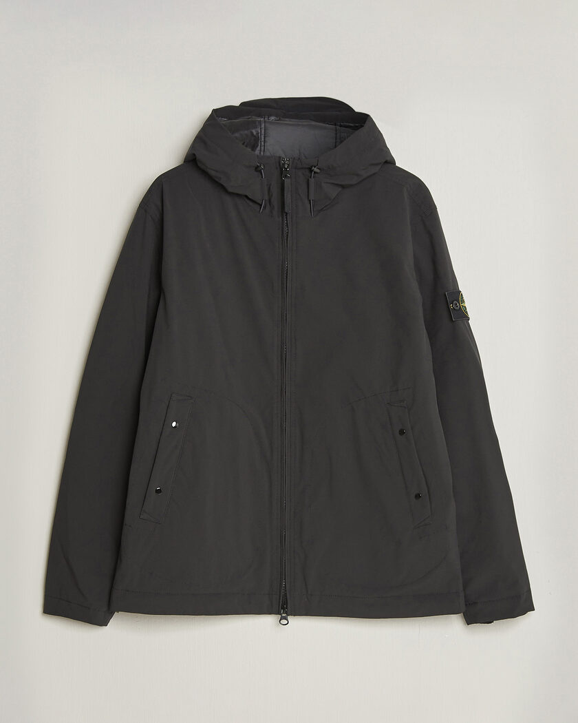 Stone Island Short Soft Shell Parka Black – Svart