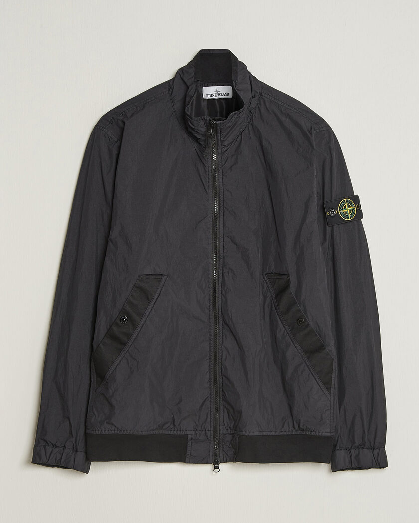 Stone Island Crinkle Reps Jacket Black – Svart