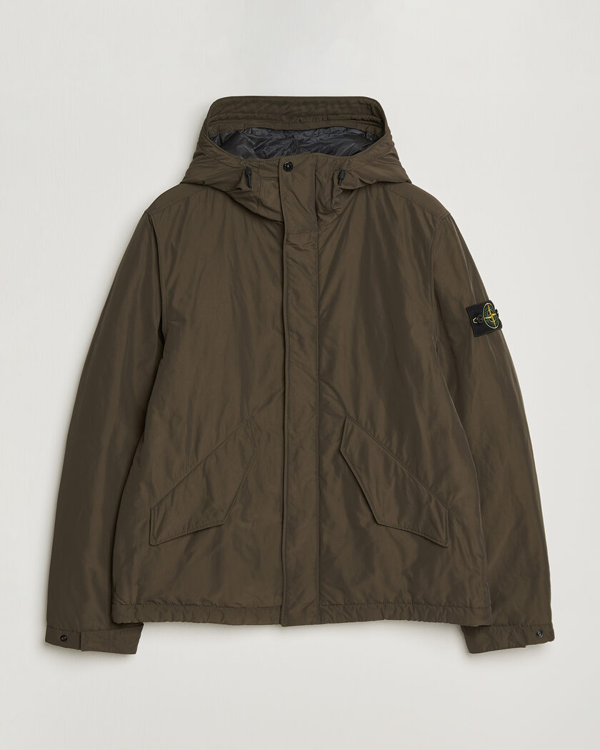 Stone Island Micro Twill Hood Jacket Coal Grey – Grå
