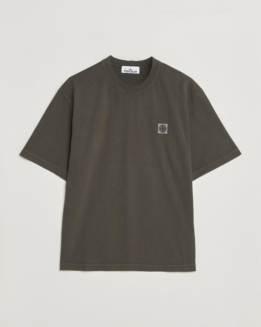 Stone Island Combed Organic Cotton T-Shirt Coal Grey – Grå