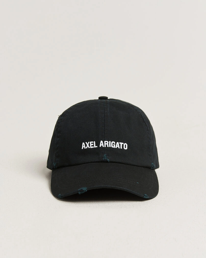 Axel Arigato AA Logo Cap Washed Black – Svart