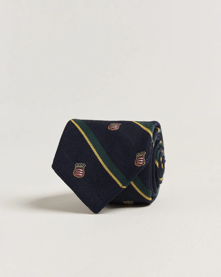 Polo Ralph Lauren Silk Club Sword Tie Navy – Blå