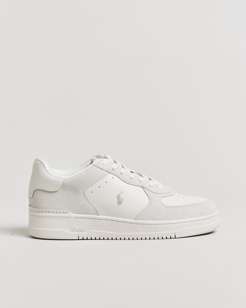 Polo Ralph Lauren Masters Court Suede/Leather Sneakers Deckwash White – Vit