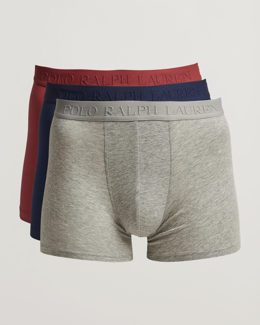 Polo Ralph Lauren 3-Pack Boxer Briefs Navy/Red/Grey – Flerfärgad