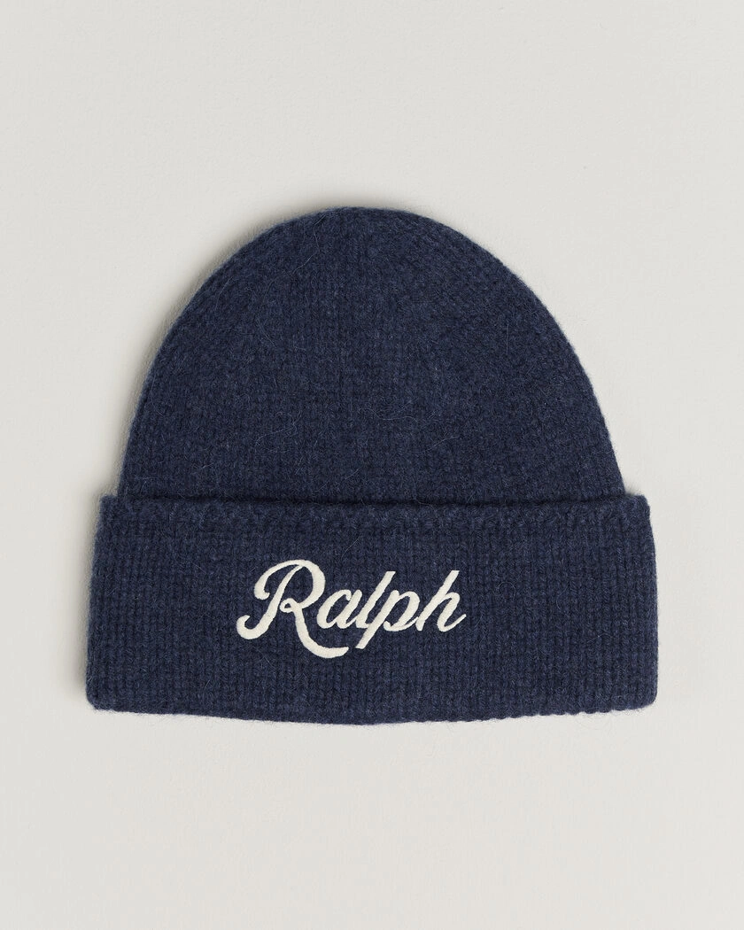 Polo Ralph Lauren Wool Blend Beanie Newport Navy – Blå
