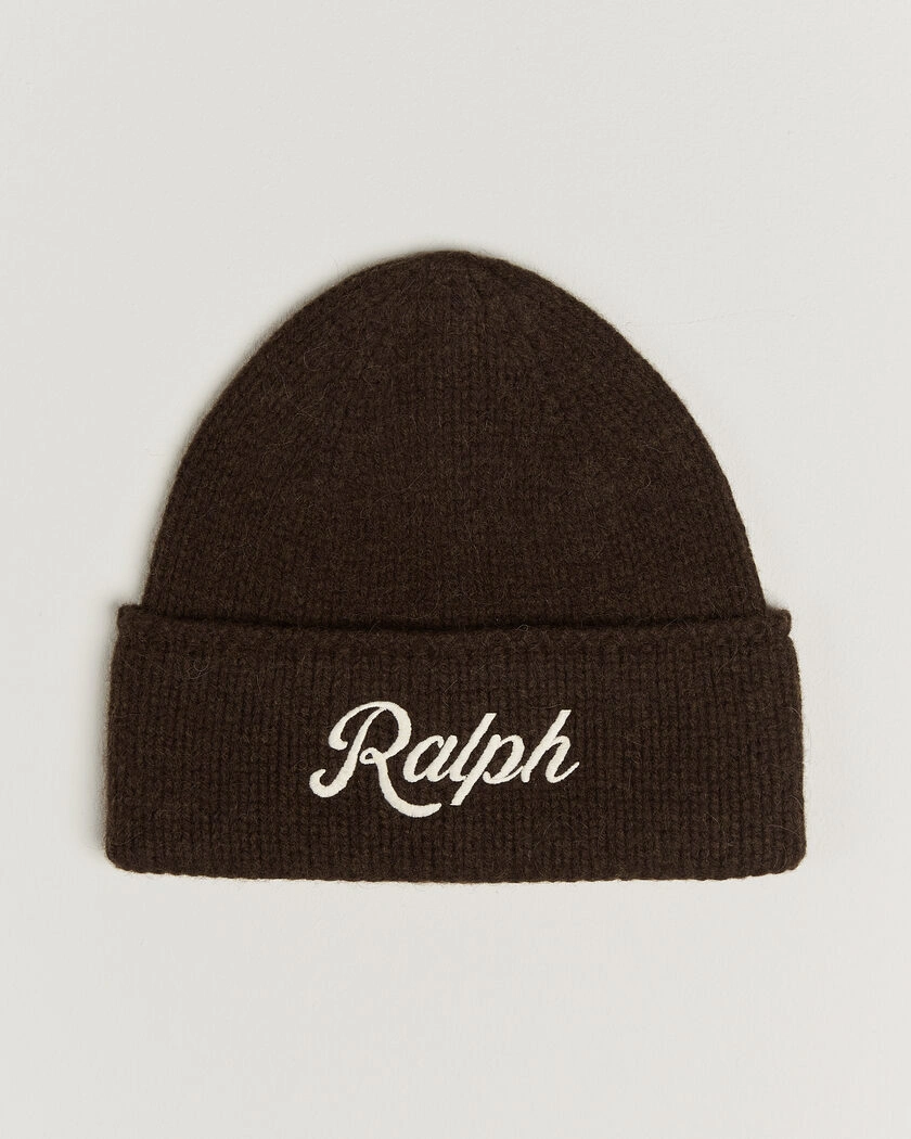 Polo Ralph Lauren Wool Blend Beanie Cooper Brown – Brun