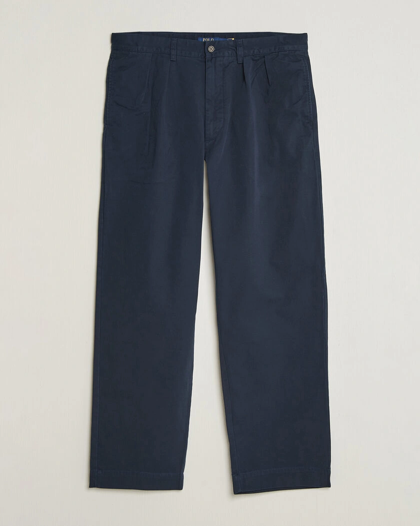 Polo Ralph Lauren Suffield Twill Straight Fit Pants Aviator Navy – Blå