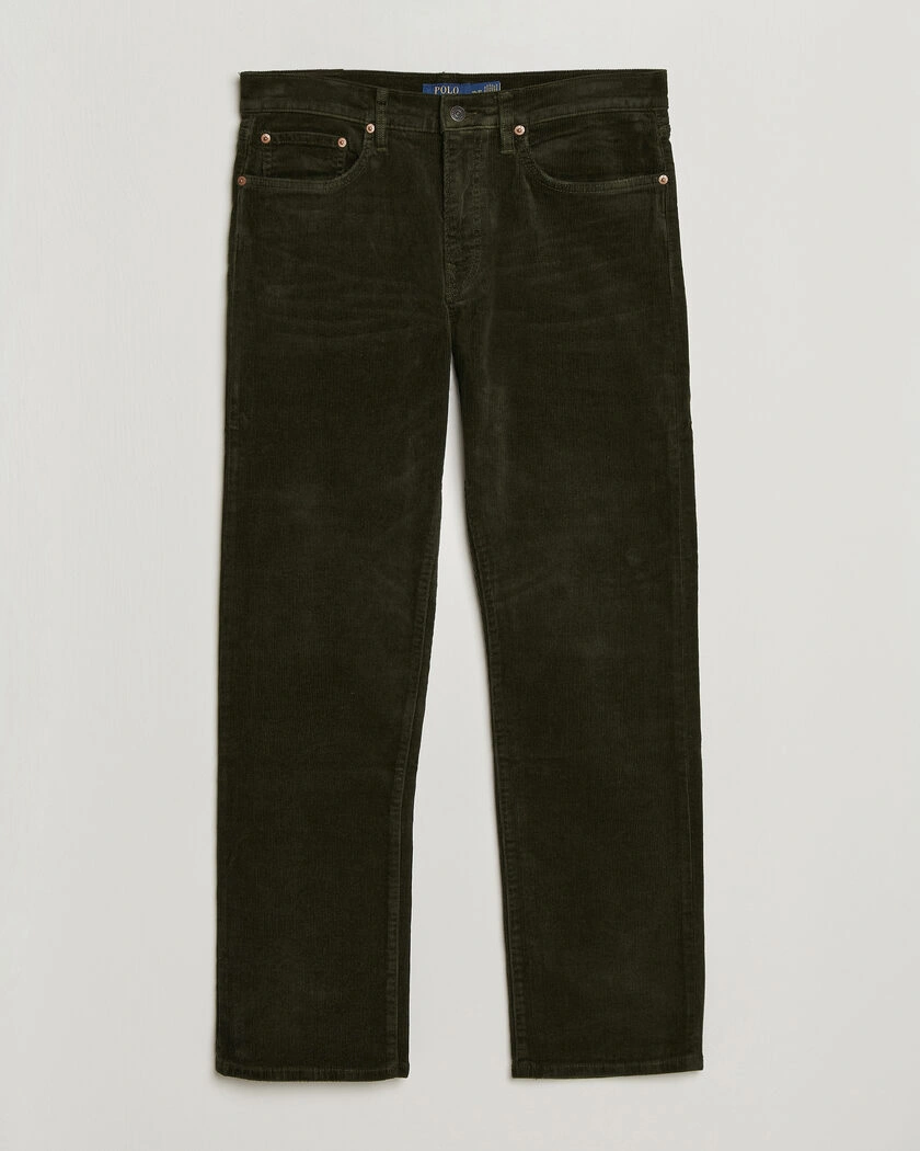Polo Ralph Lauren Stretch Corduroy Straight Fit Pants Estate Olive – Grön