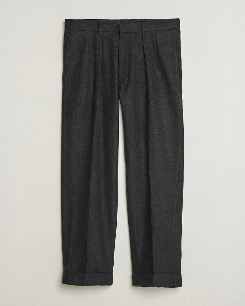 Polo Ralph Lauren Flanell Blend Straight Fit Pants Dark Grey – Grå