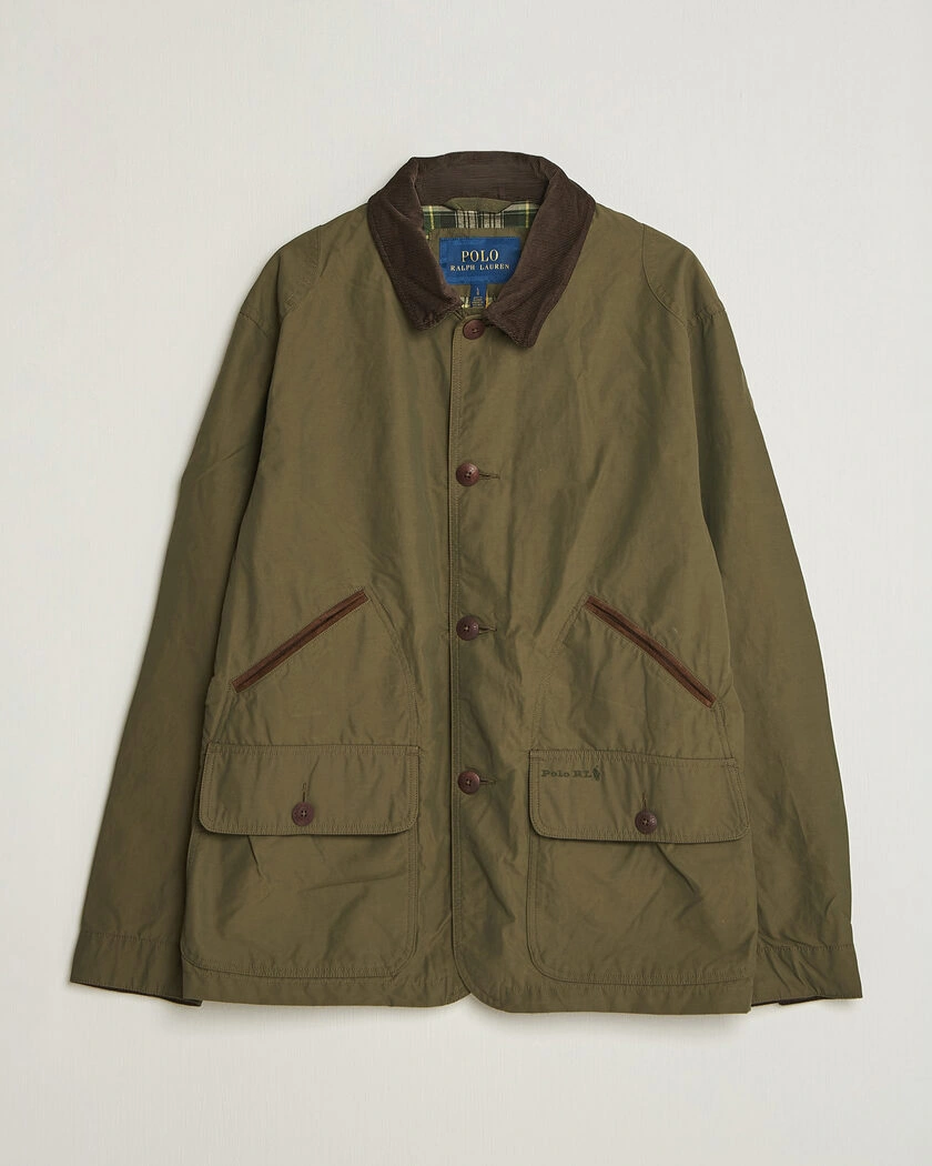 Polo Ralph Lauren Cotton Nylon Field Jacket Canopy Olive – Grön