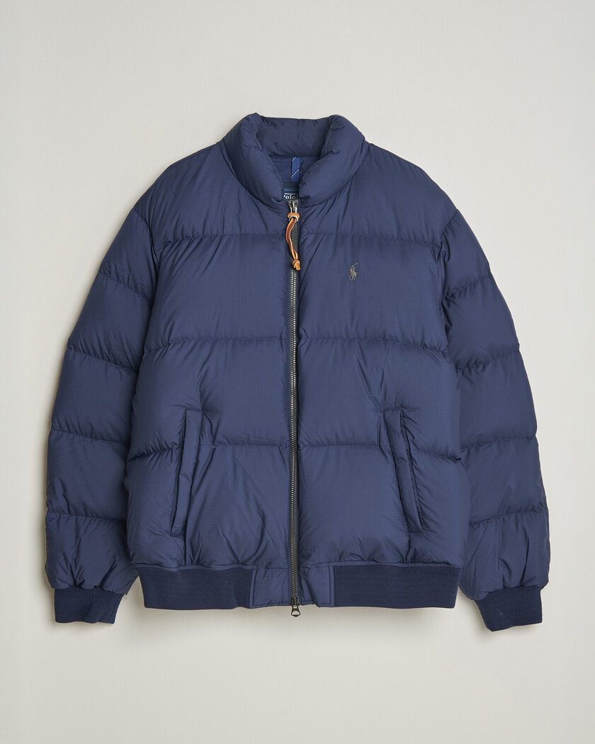 Polo Ralph Lauren Ripstop Puffer Jacket Cruise Navy – Blå