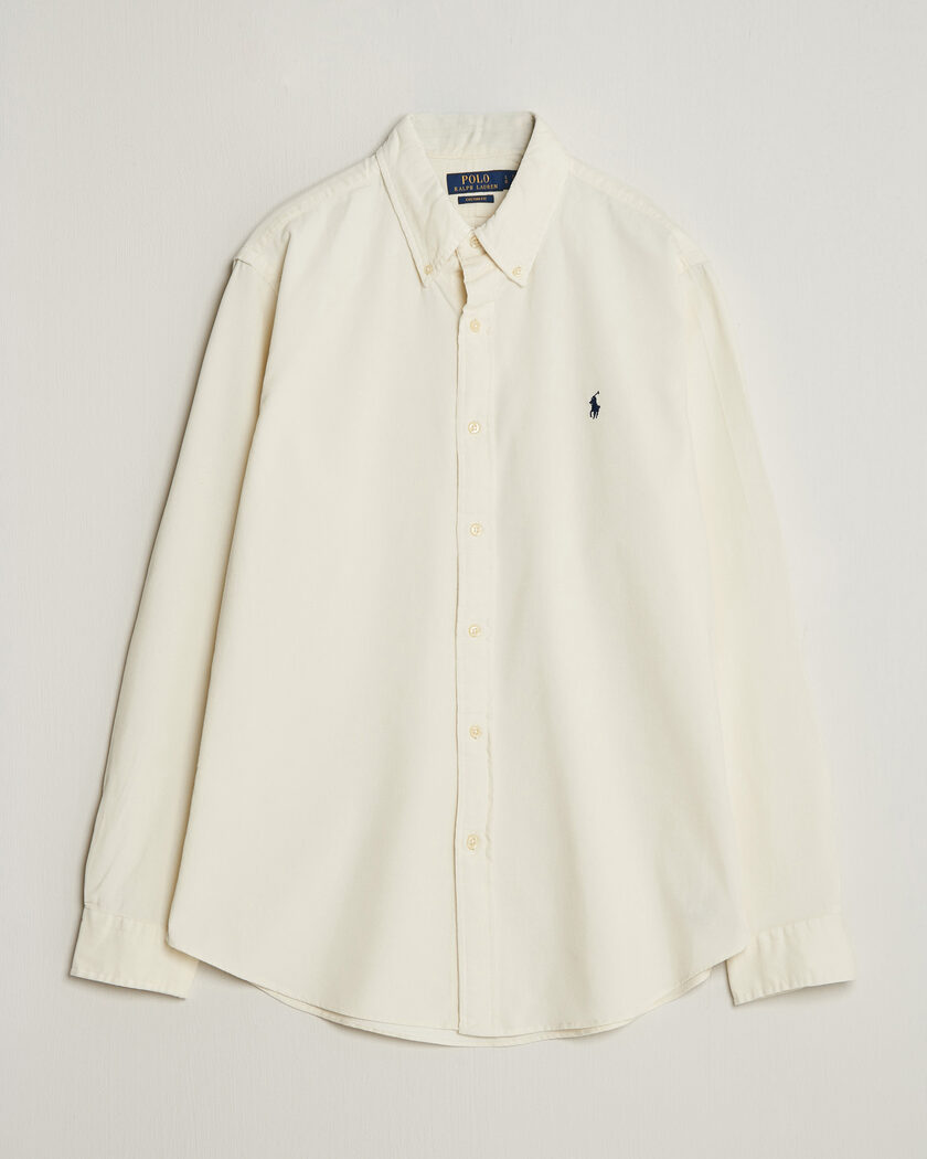 Polo Ralph Lauren Custom Fit BD Corduroy Shirt Clubhouse Cream – Beige