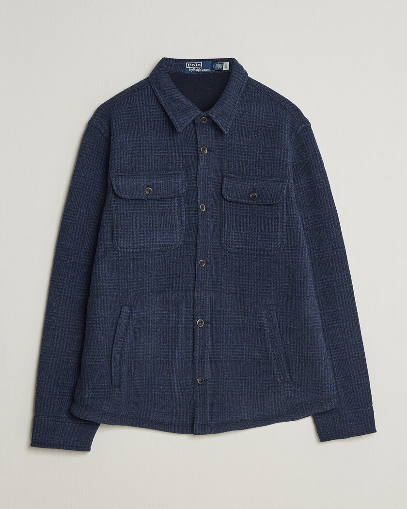Polo Ralph Lauren Hudson Brushed Shirt Navy – Blå
