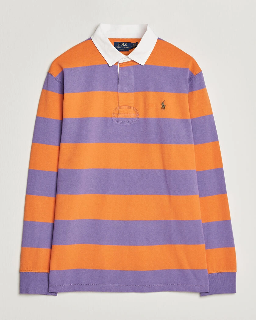 Polo Ralph Lauren Striped Jersey Rugger Purple/Orange – Flerfärgad
