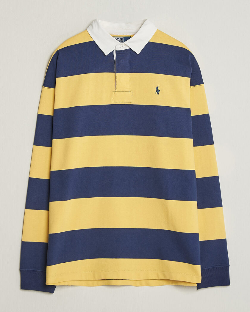 Polo Ralph Lauren Jersey Knitted Rugby Pullover Yellow/Cobolt – Flerfärgad