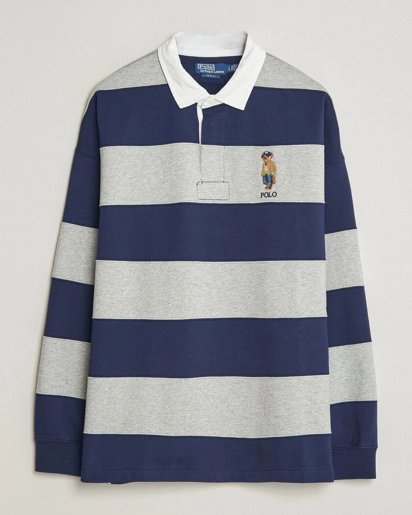 Polo Ralph Lauren Rugby Pullover Navy/Andover Heather – Flerfärgad