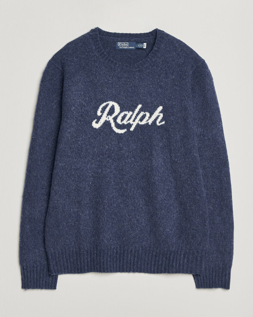 Polo Ralph Lauren Wool/Cashmere Pullover Navy Combo – Blå