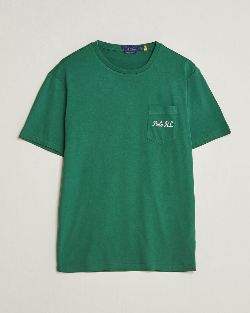 Polo Ralph Lauren Custom Slit Fit Bear T-Shirt Verano Green – Grön