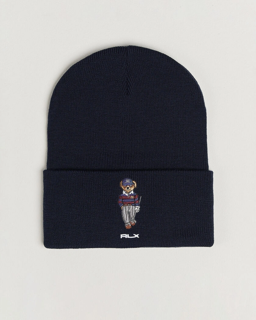 RLX Ralph Lauren Golf Bear Hat Refined Navy – Blå