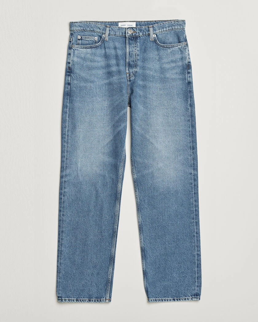 Samsøe Samsøe Eddie Regular Fit Jeans Retro Wash – Blå