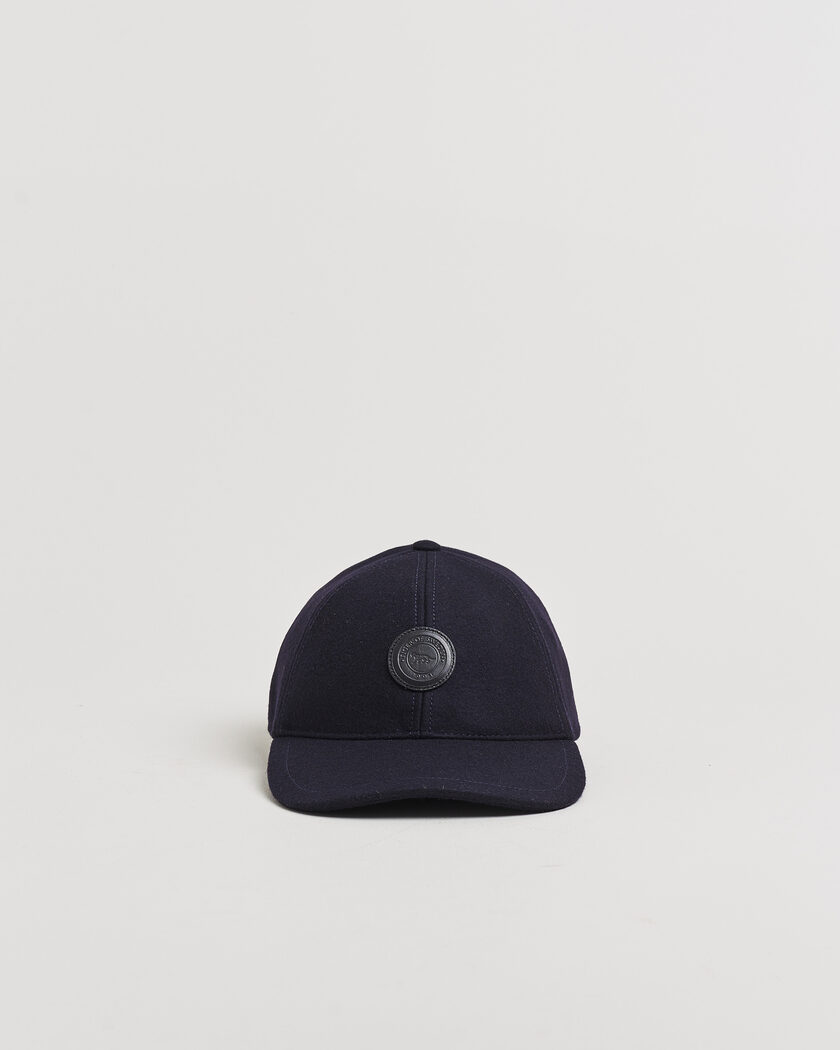 Tiger of Sweden Hent Wool/Cashmere Cap Light Ink – Blå