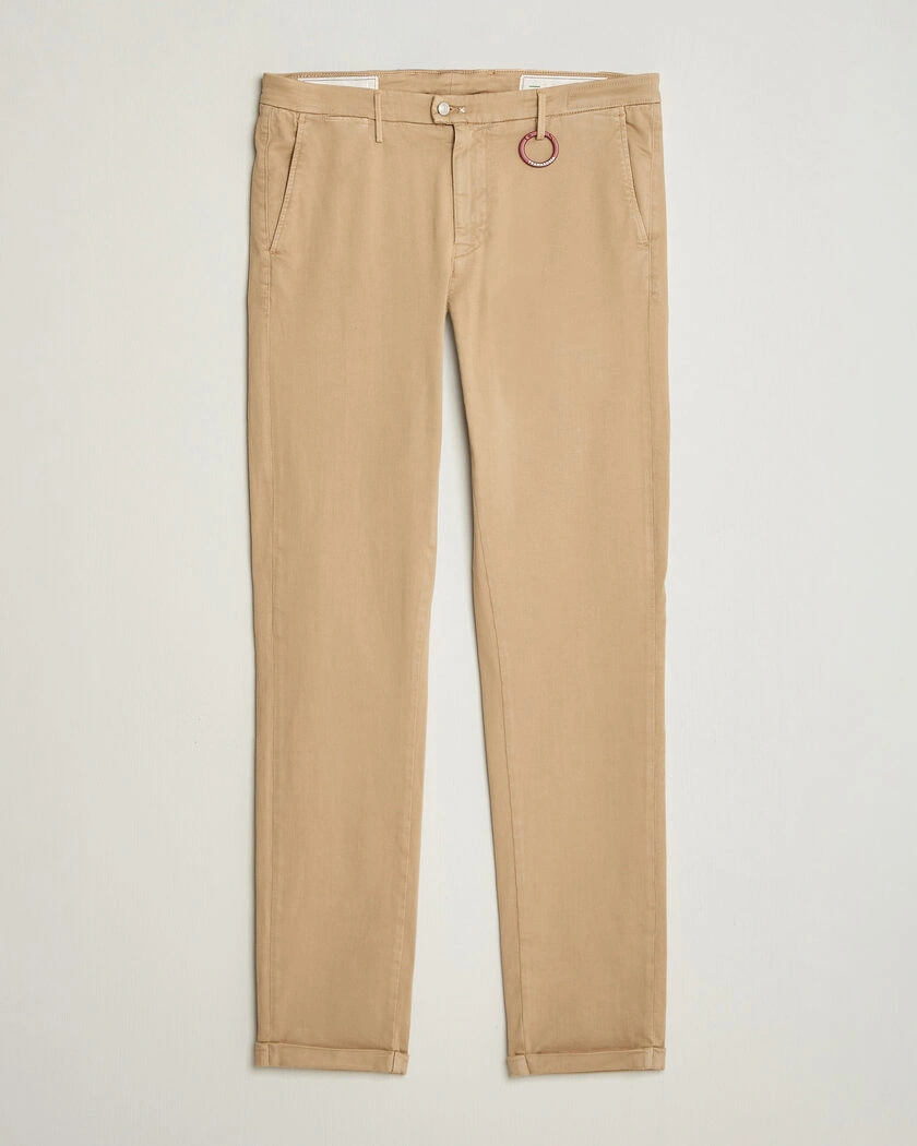 Tramarossa Luis Superstrech Cotton Chino Beige – Beige