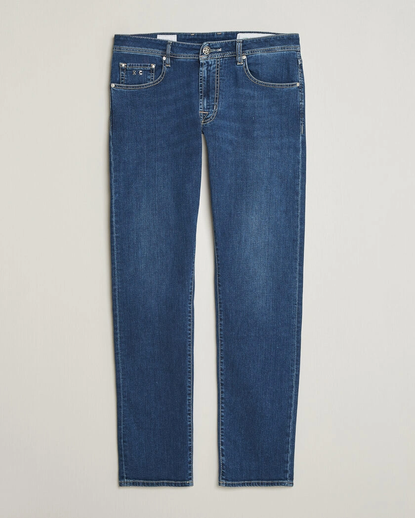 Tramarossa Michelangelo Stretch Jeans Mid Blue – Blå